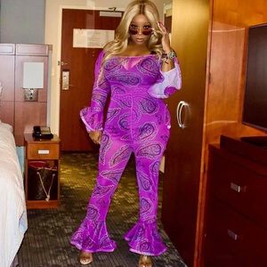 Purple 60’s Pantsuit